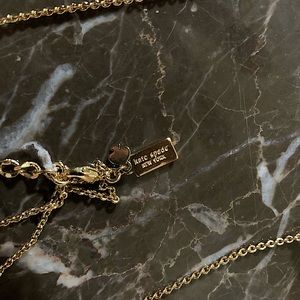 Gently used Kate Spade New York gold bling necklace